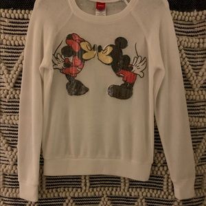 Disney Mickey & Minnie Sweater Size S- Let’s go to DISNEY!